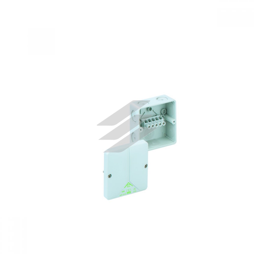 Розподільча коробка Abox 040-4,0² (93x93x55), клема 5пол.х4мм² ( 4х1,5²/4х2,5²/3x4,0² на кожний пол.), полістирол, метрич. введеня-8 місць (7-М20, 1-М20 на днищі), IP65 Spelsberg